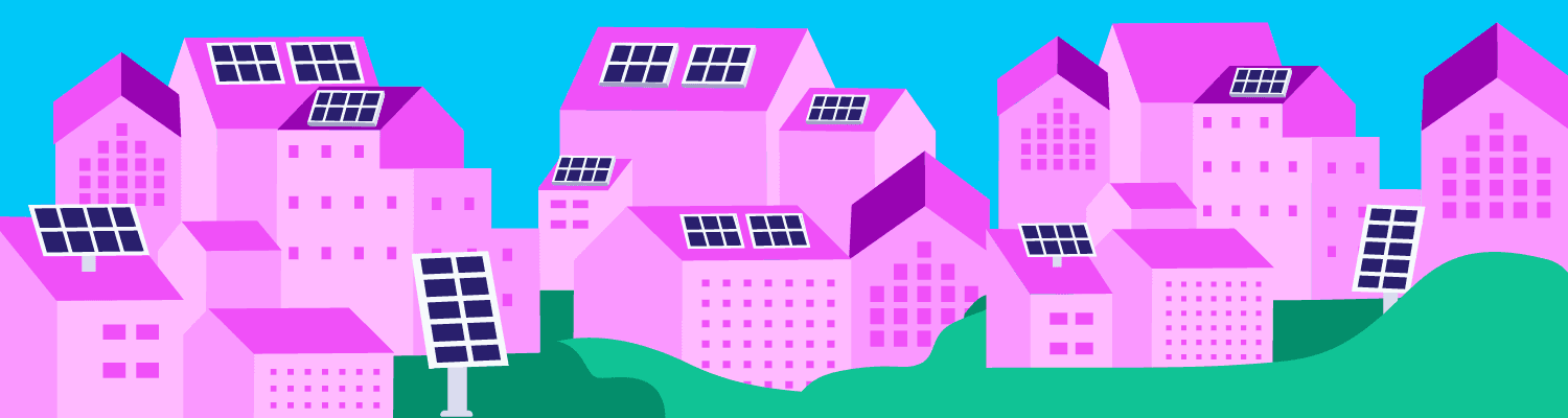 houses with solar panels