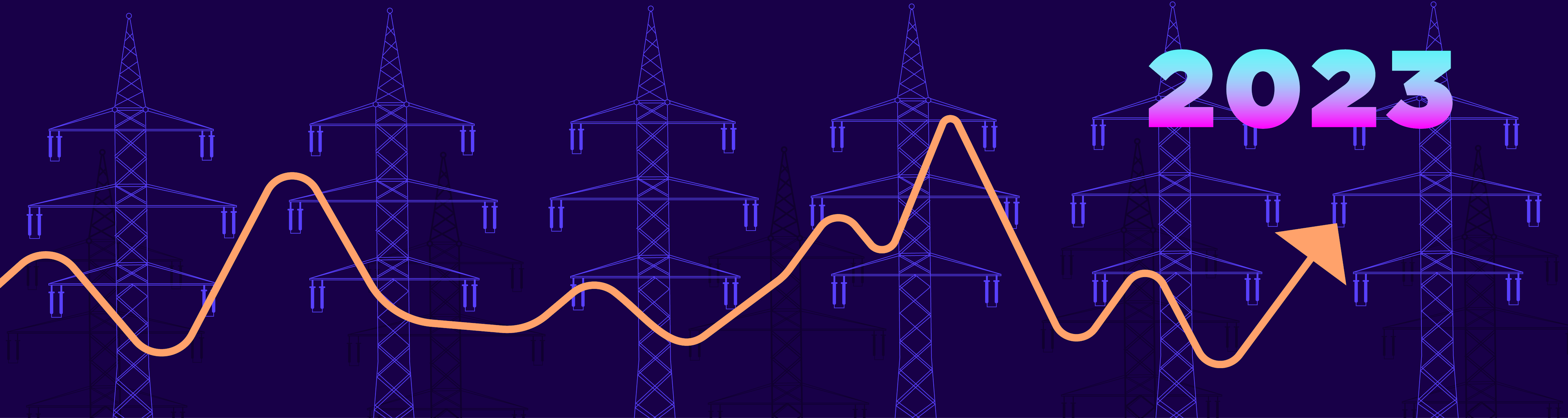 illustration with power transformers and line graph